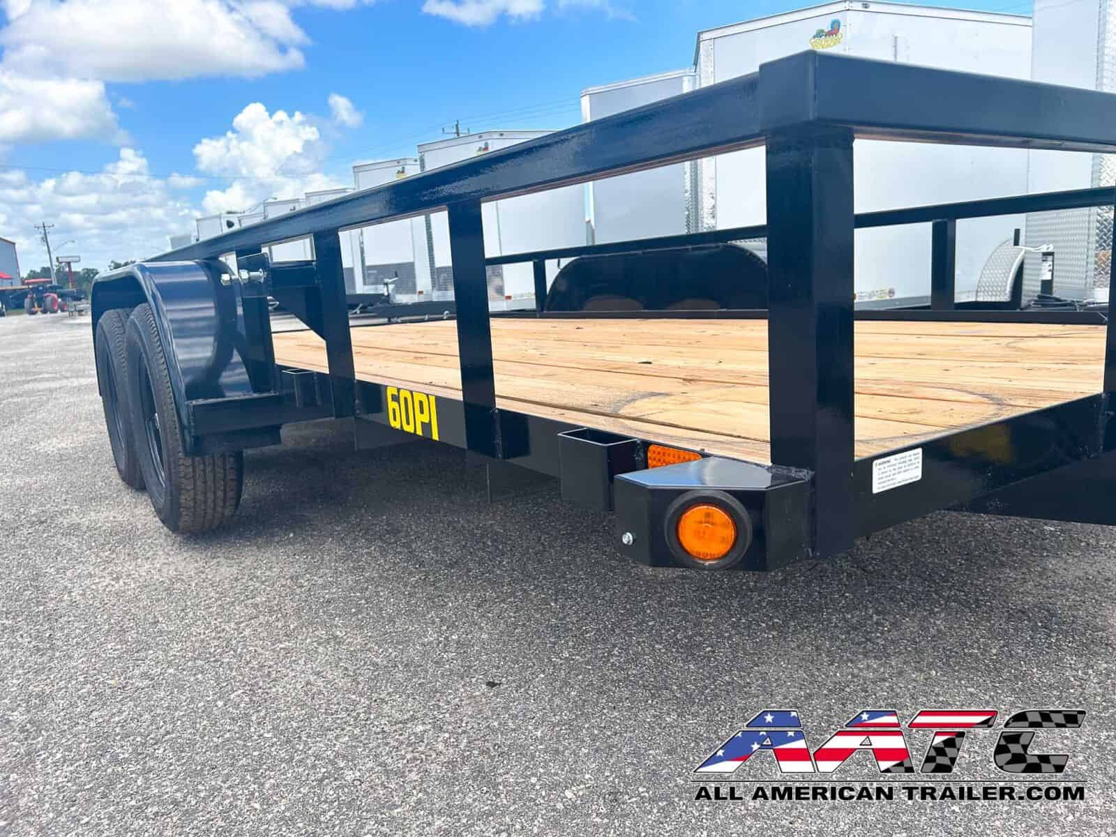 Pi B Big Tex X Tandem Axle Utility Trailer With Ramp Gate