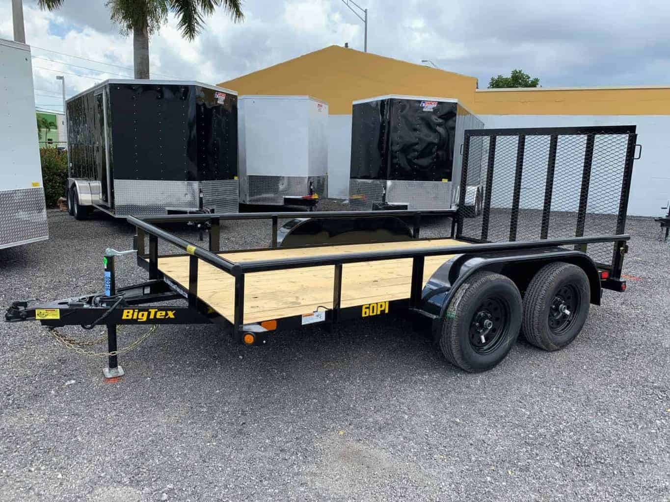 Pi Big Tex X Tandem Axle Utility Trailer With Ramp Gate