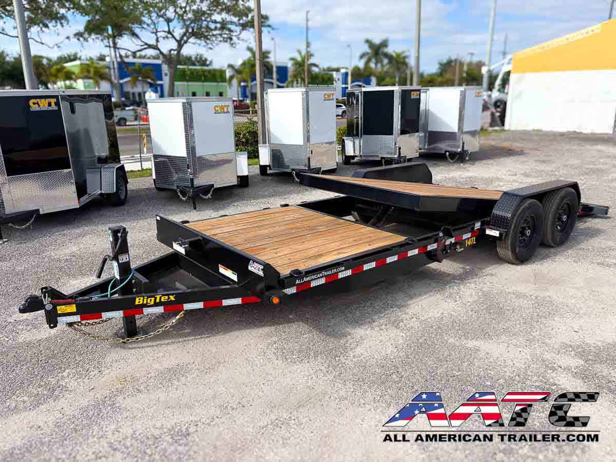 14TL-20 BIG TEX 20' TANDEM AXLE TILT 14,000 GVWR 16+4 | All