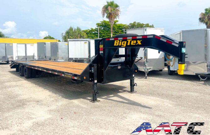 25GN-25+5MR BIG TEX 30' GOOSENECK TRAILER 25,900 GVWR 13 TON MEGA RAMPS