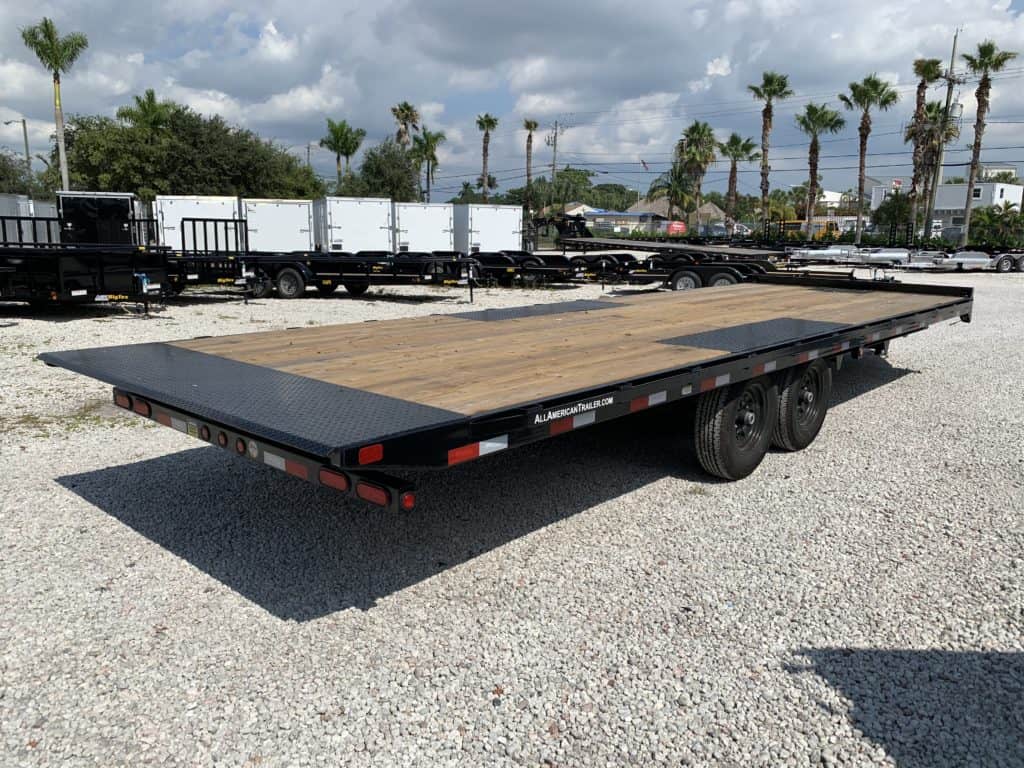 14ot 26 Big Tex Full 26 Deckover Power Tilt Trailer 7 Ton 14000 Gvwr