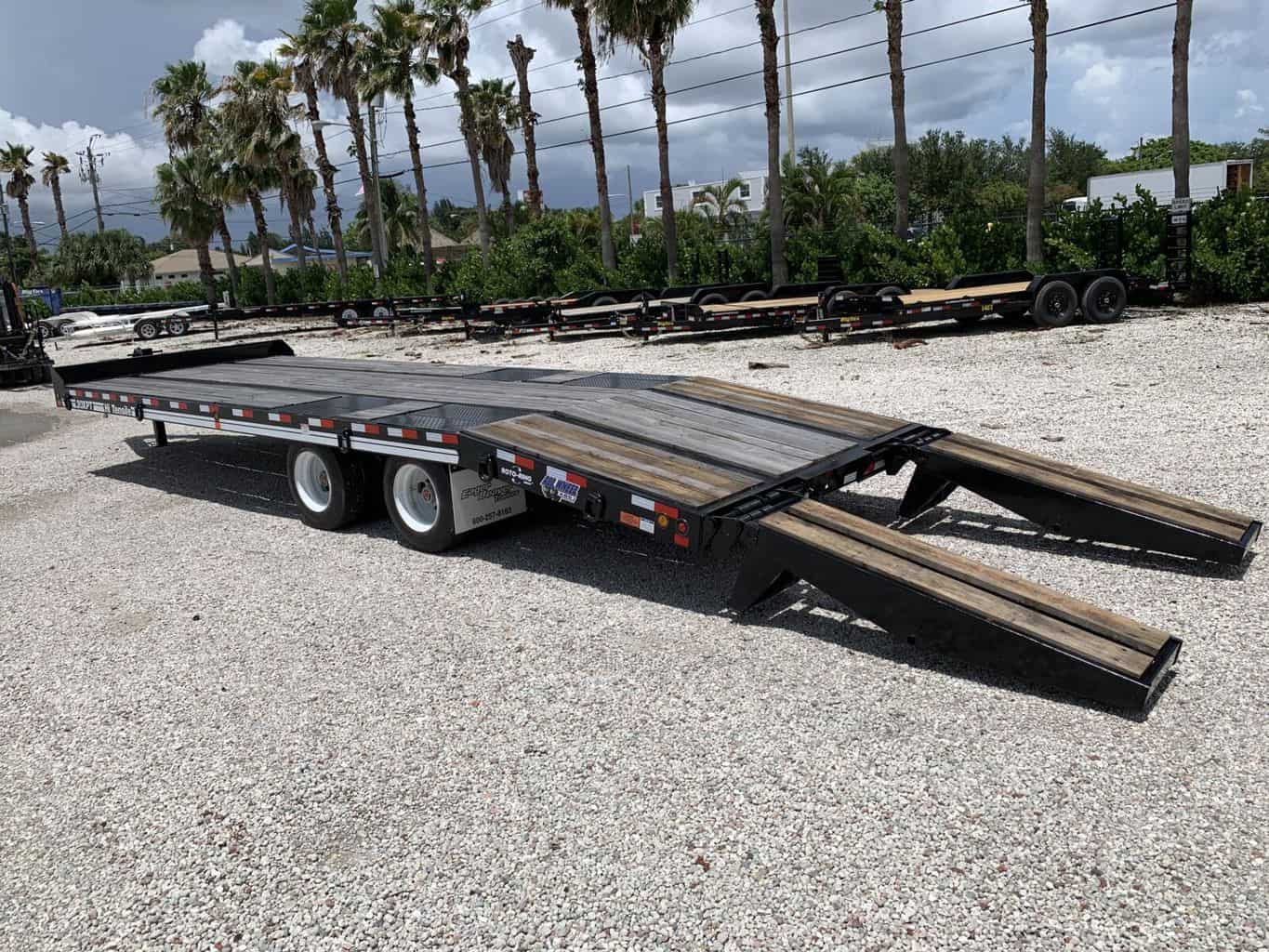 EAGER BEAVER 20 TON DECKOVER HEAVY EQUIPMENT TRAILER 21+6 | All ...