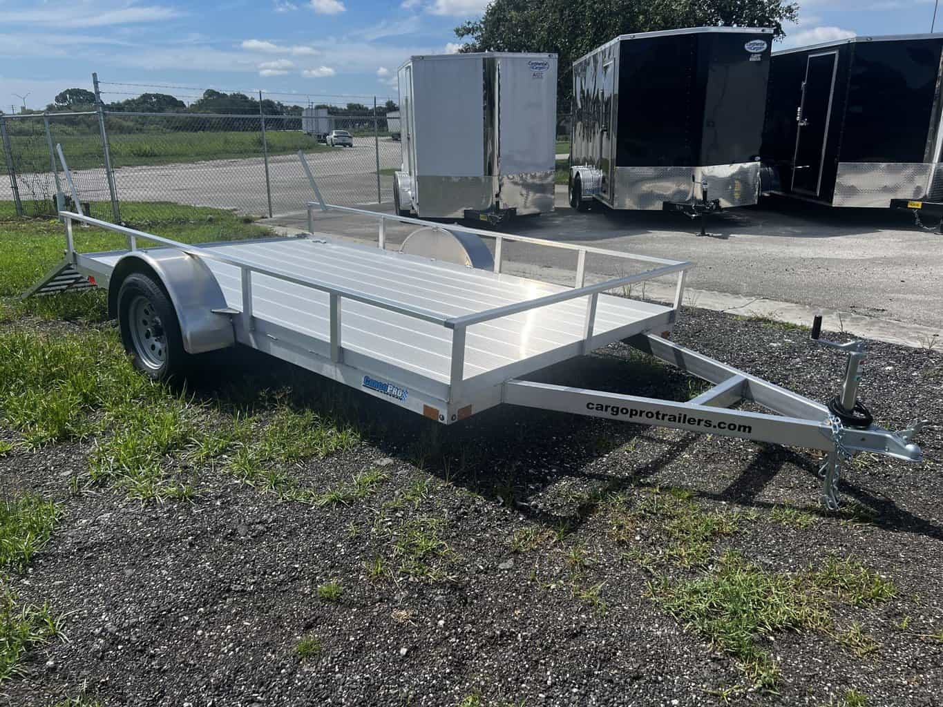 6.5x12 Aluminum Frame Utility Trailer Alcom Mission - Aluminum Deck ...