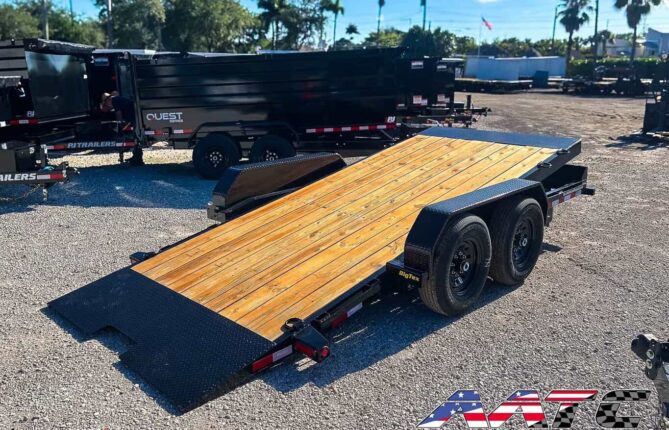 14FT-16 BIG TEX 16' TANDEM AXLE FULL TILT 14,000 GVWR