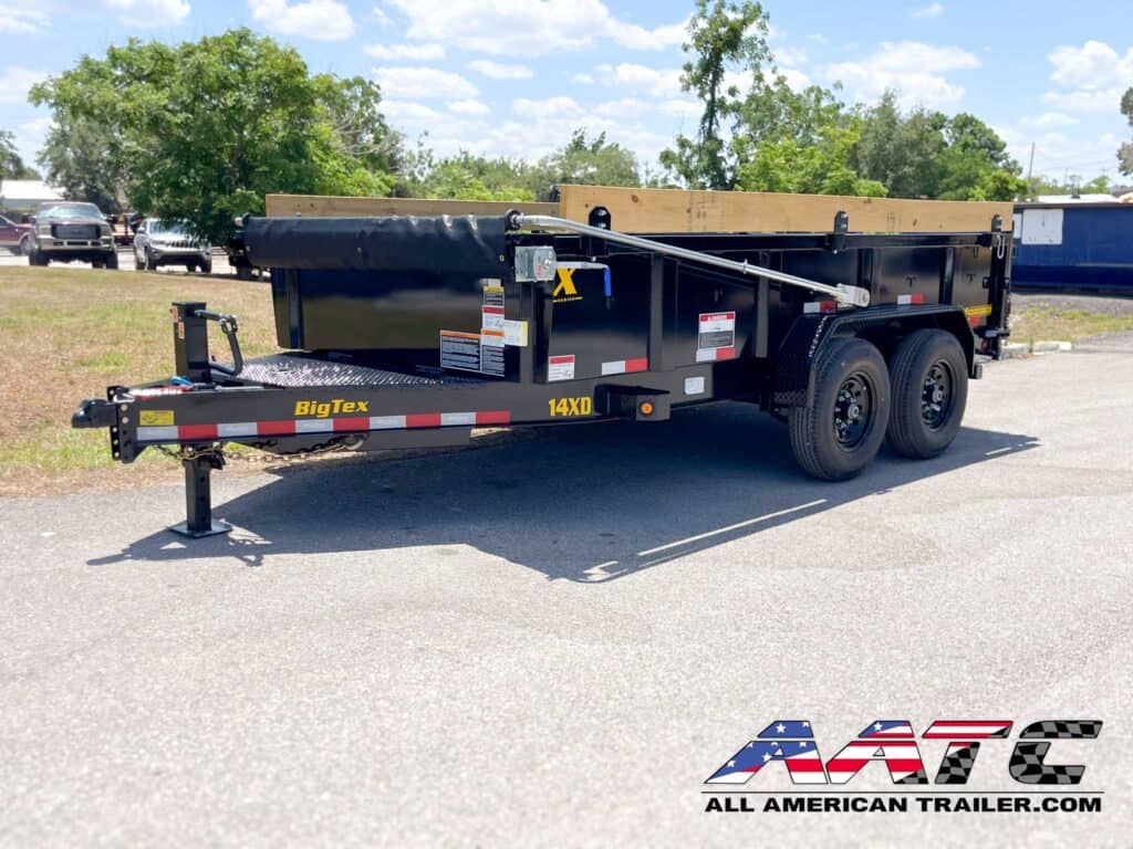 14XD-14 BIG TEX 14' HEAVY DUTY ULTRA LOW PRO DUMP TRAILER 7 TON 15,400 ...