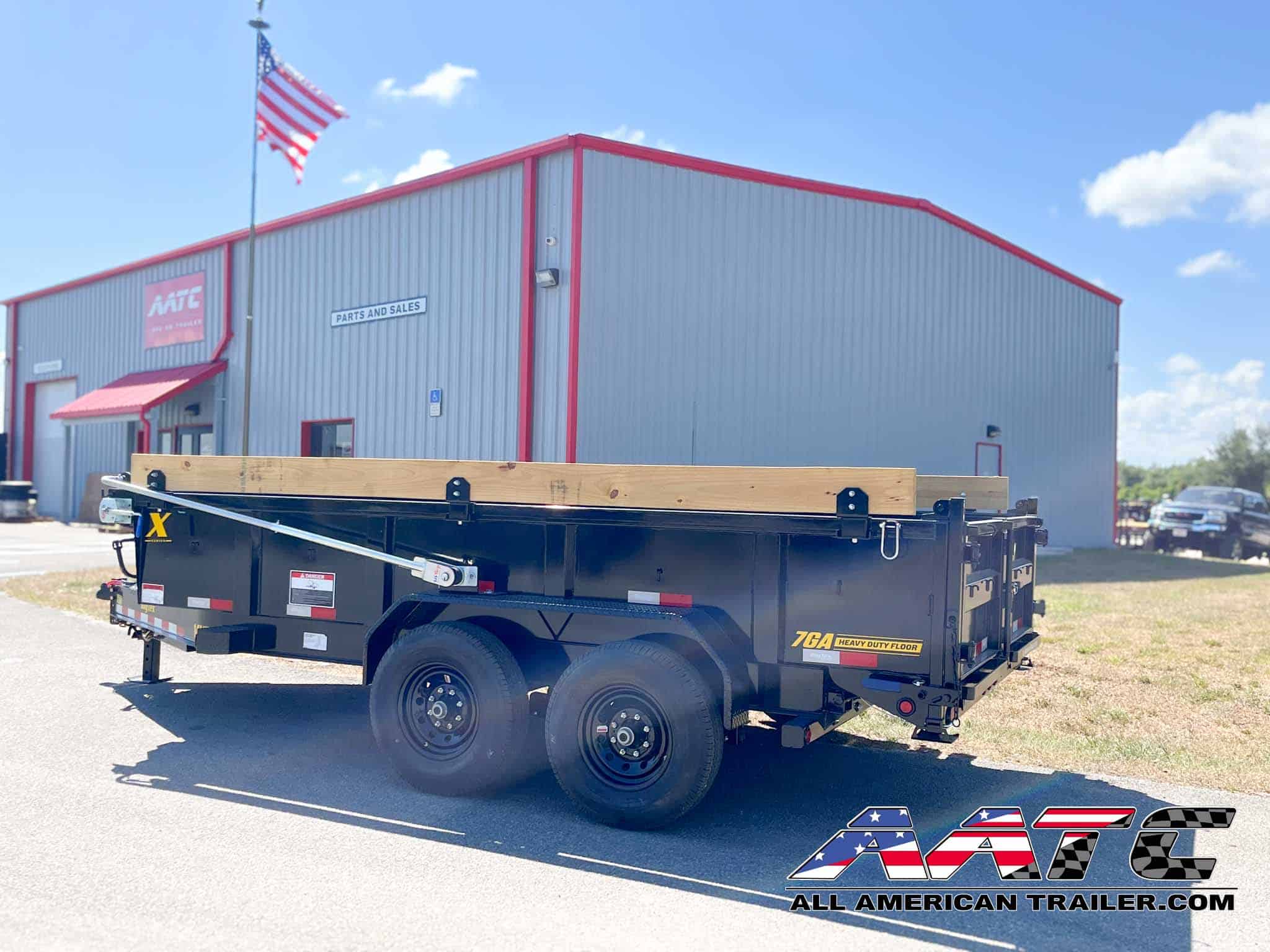 14XD-14 BIG TEX 14' HEAVY DUTY ULTRA LOW PRO DUMP TRAILER 7 TON 15,400 ...