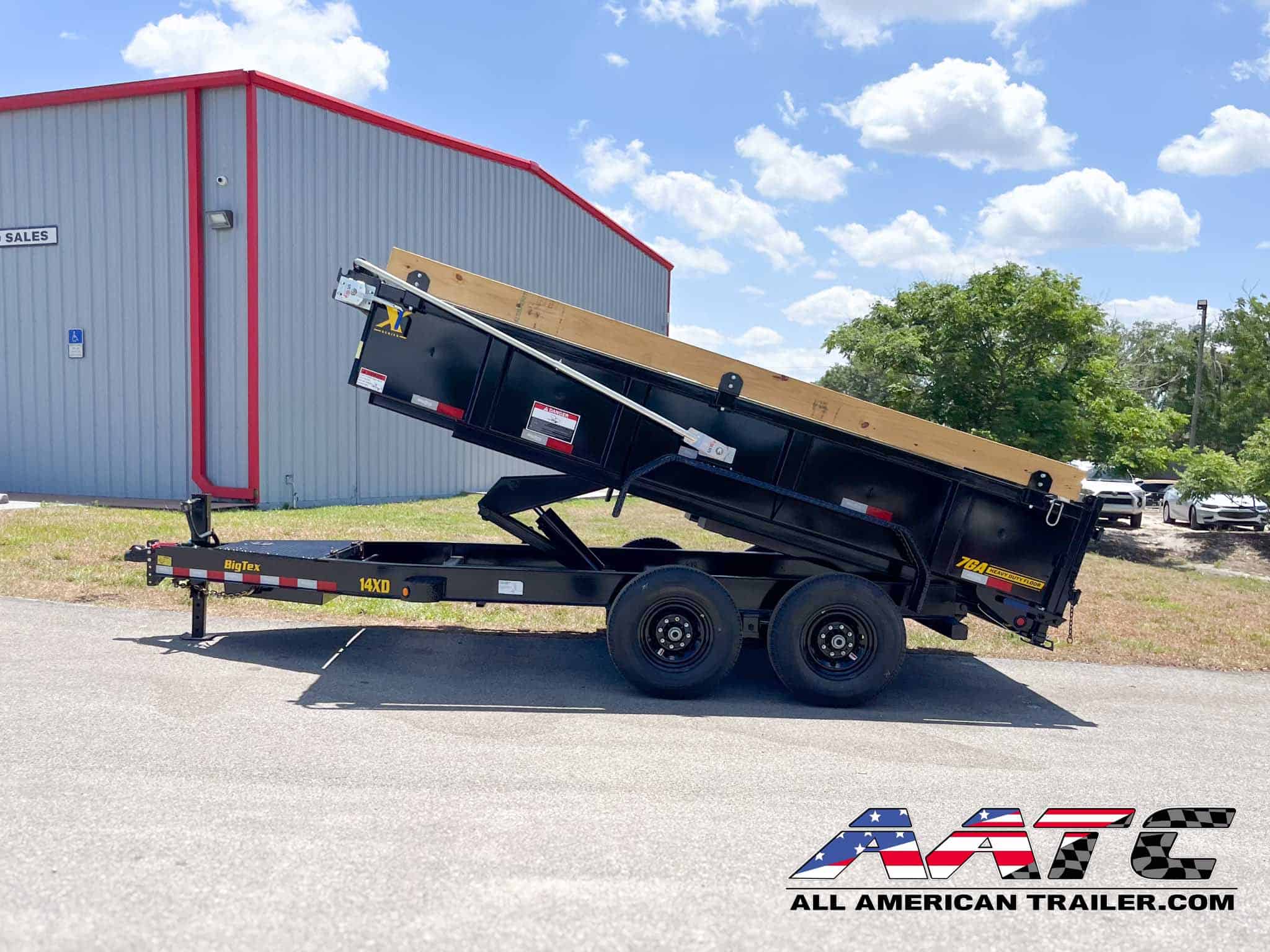 14XD-14 BIG TEX 14' HEAVY DUTY ULTRA LOW PRO DUMP TRAILER 7 TON 15,400 ...