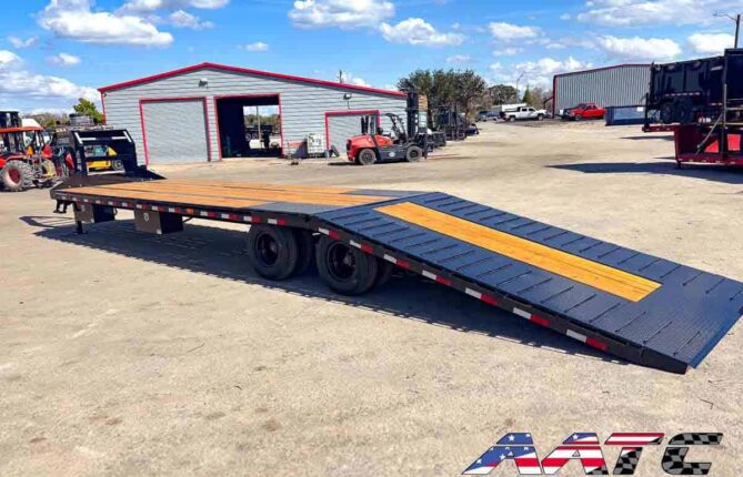 LY1-362-HYD PJ GOOSENECK 36′ W/ 12′ HYDRAULIC DOVETAIL & DUAL HYDRAULIC JACKS – 12K AXLES – 12,000 – 30,000 LB GVWR